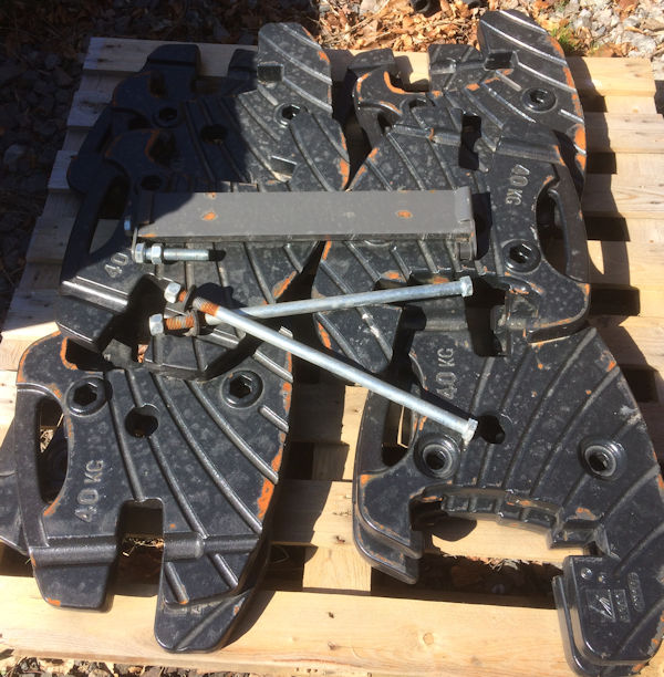 Valtra 10 leaf weight kit for sale McLaren Tractors