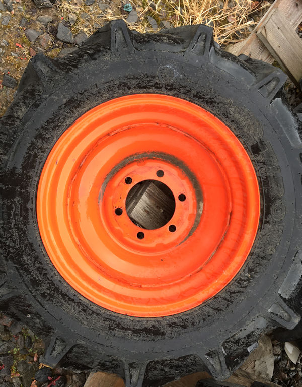 Kioti DK5010 agricultural wheels and tyre set for sale 3 McLaren Tractors