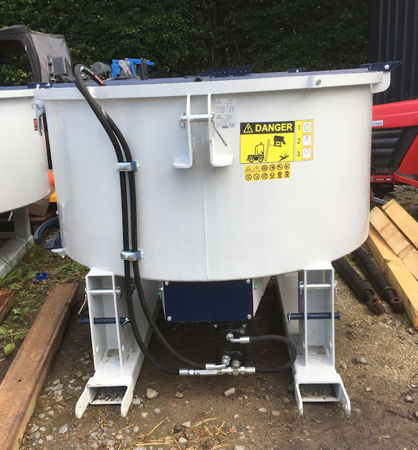 MTL 800 litre Hydraulic drive Pan mixer for sale