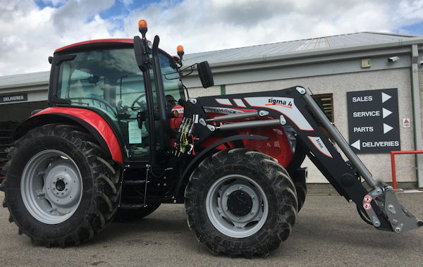 McCormick X5.55 115hp 4wd tractor with Iron 20 self levelling loader for sale