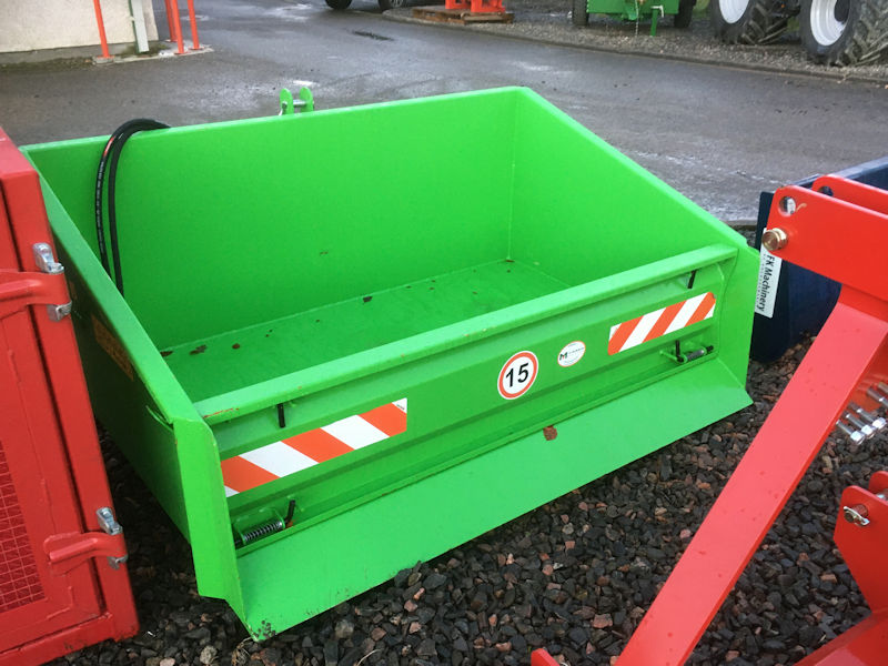 MTL 1.8m 6ft high volume heavy duty hydraulic tipping transport box for