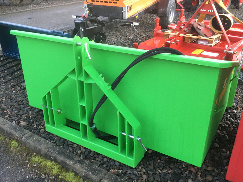 MTL 1.8m 6ft high volume heavy duty hydraulic tipping transport box for