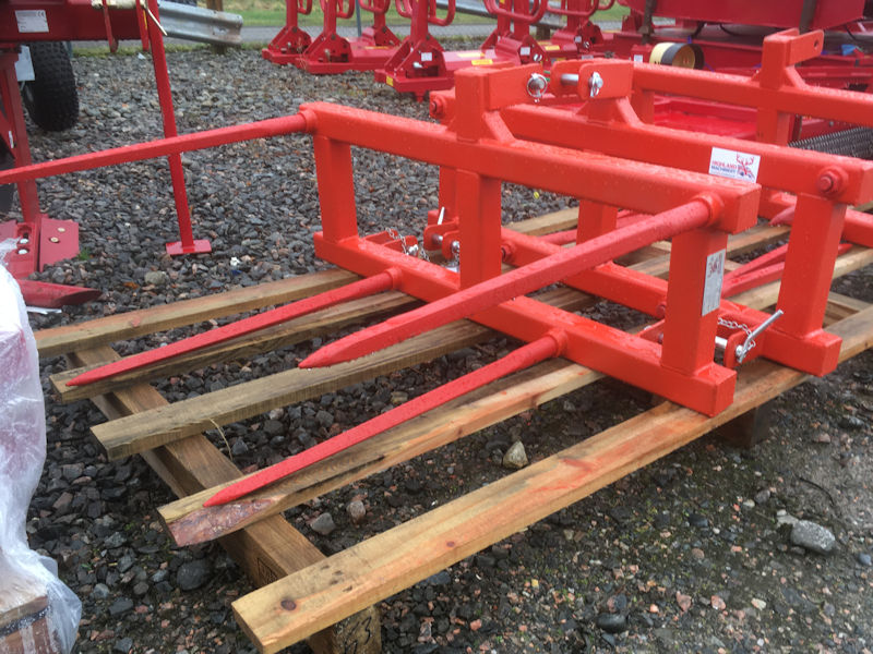 Highland Machinery 3 point linkage Double bale spike for sale