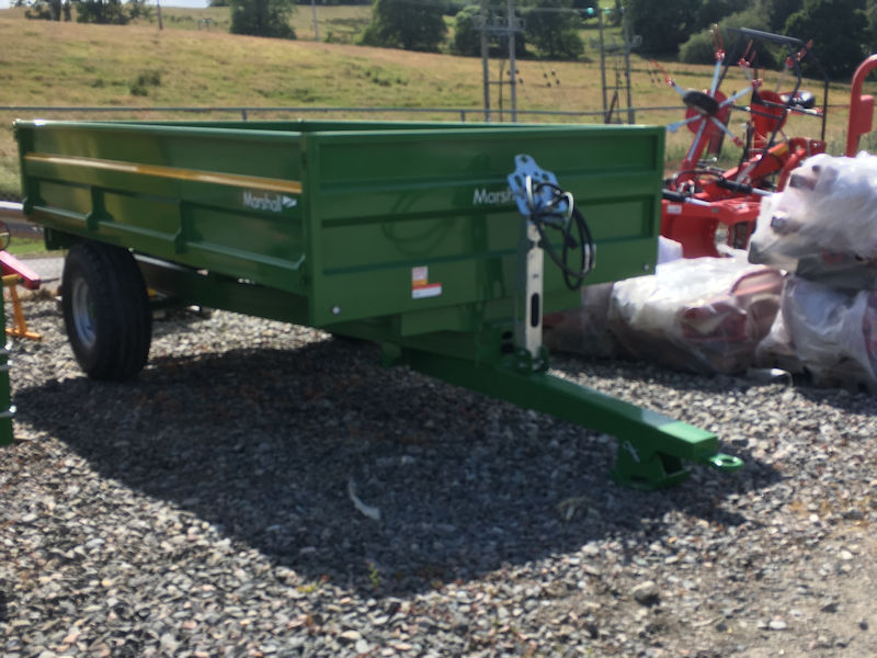 Marshall S6 6 tonne steel bodied dropside trailer for sale